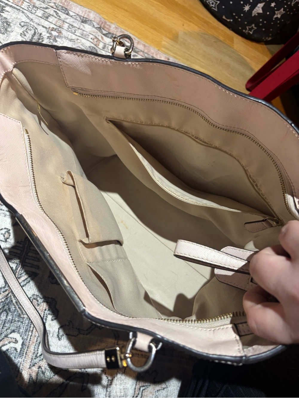 Coach Blush Large Leather Tote - Picture 8 of 11